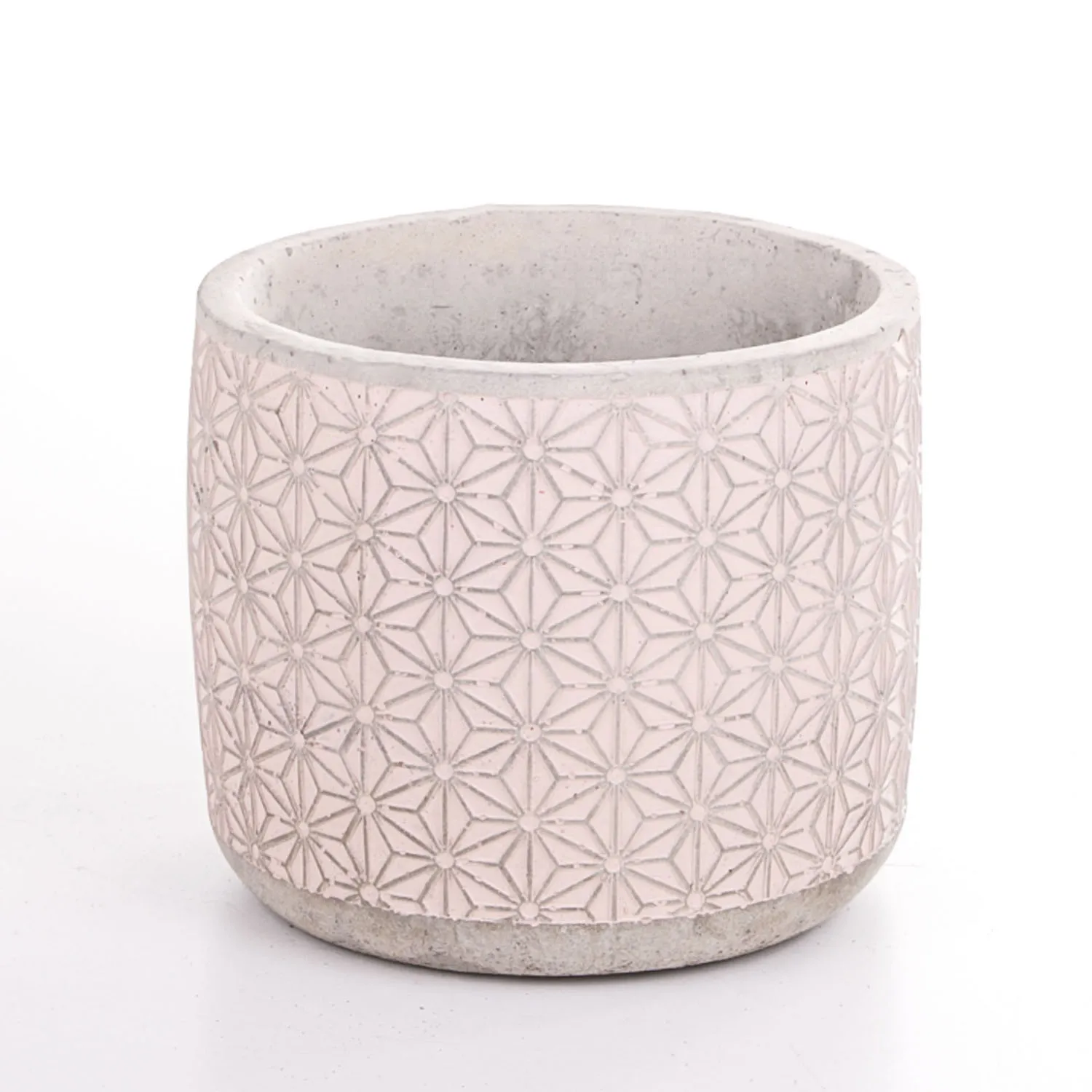 

Veramaya бетонный горшок с узором в виде звезд Лосося 14x12,5 см