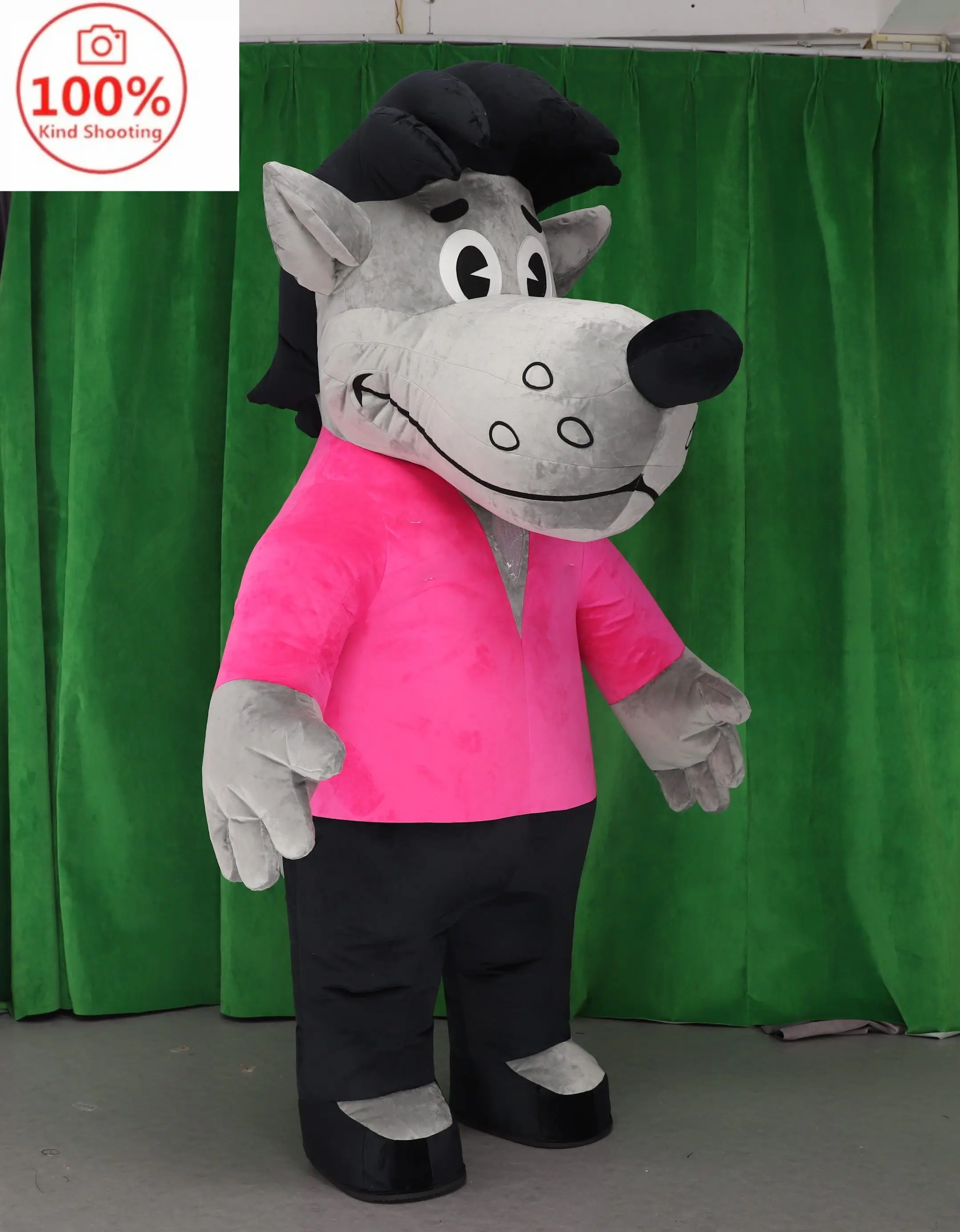 Надувной костюм-талисман в виде медведя