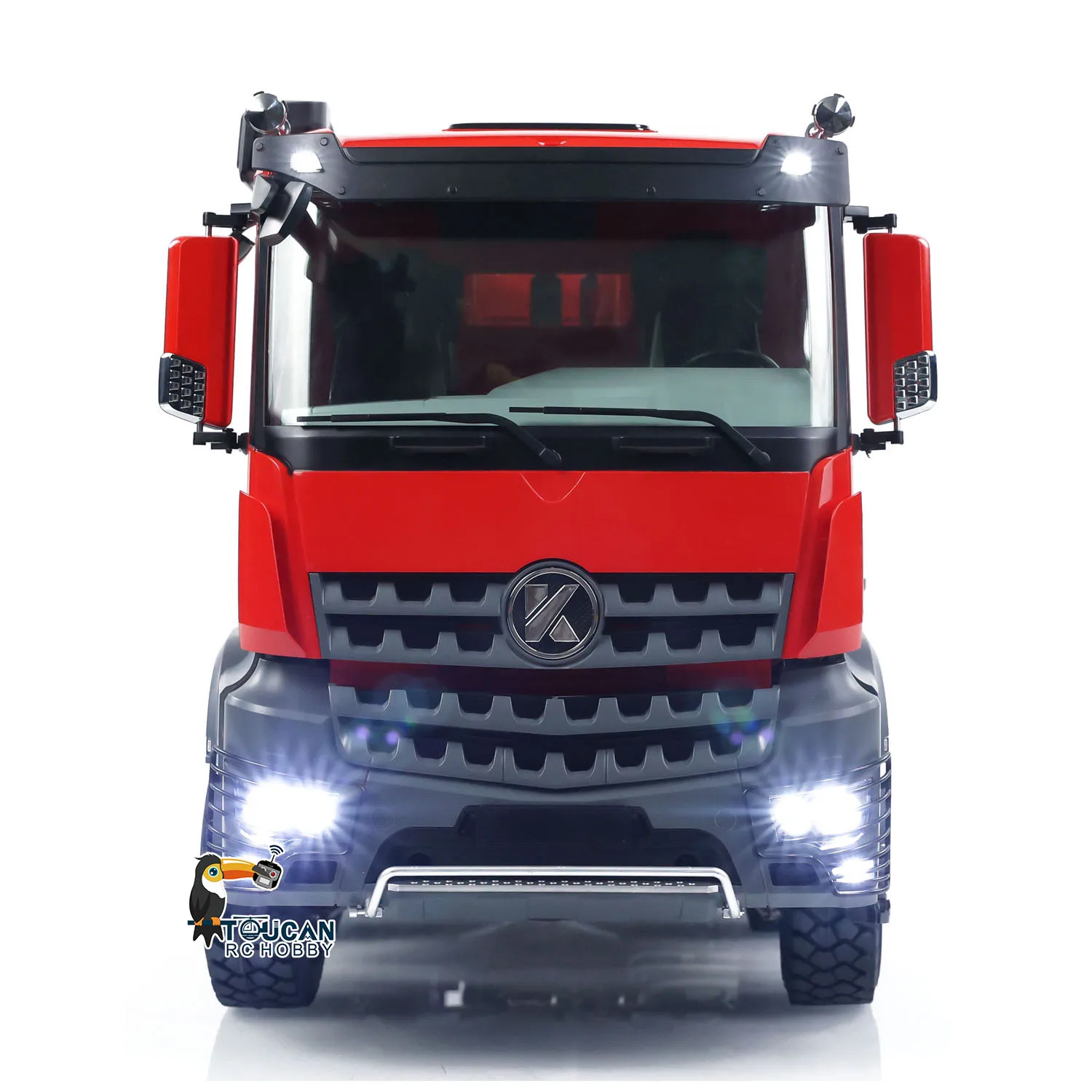 Игрушки 1/14 K3365 Kabolite 8X8 Red RC Гидравлический самосвал RTR с дистанционным управлением
