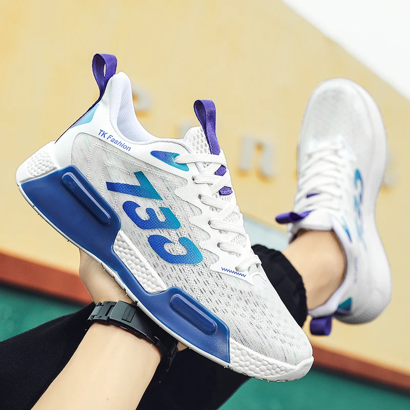 New Arrival For Motion Road Running Shoes Men Air Cushion Outdoor Sport Shoes Male Trainers Summer Jogging Shoes Male 39-44