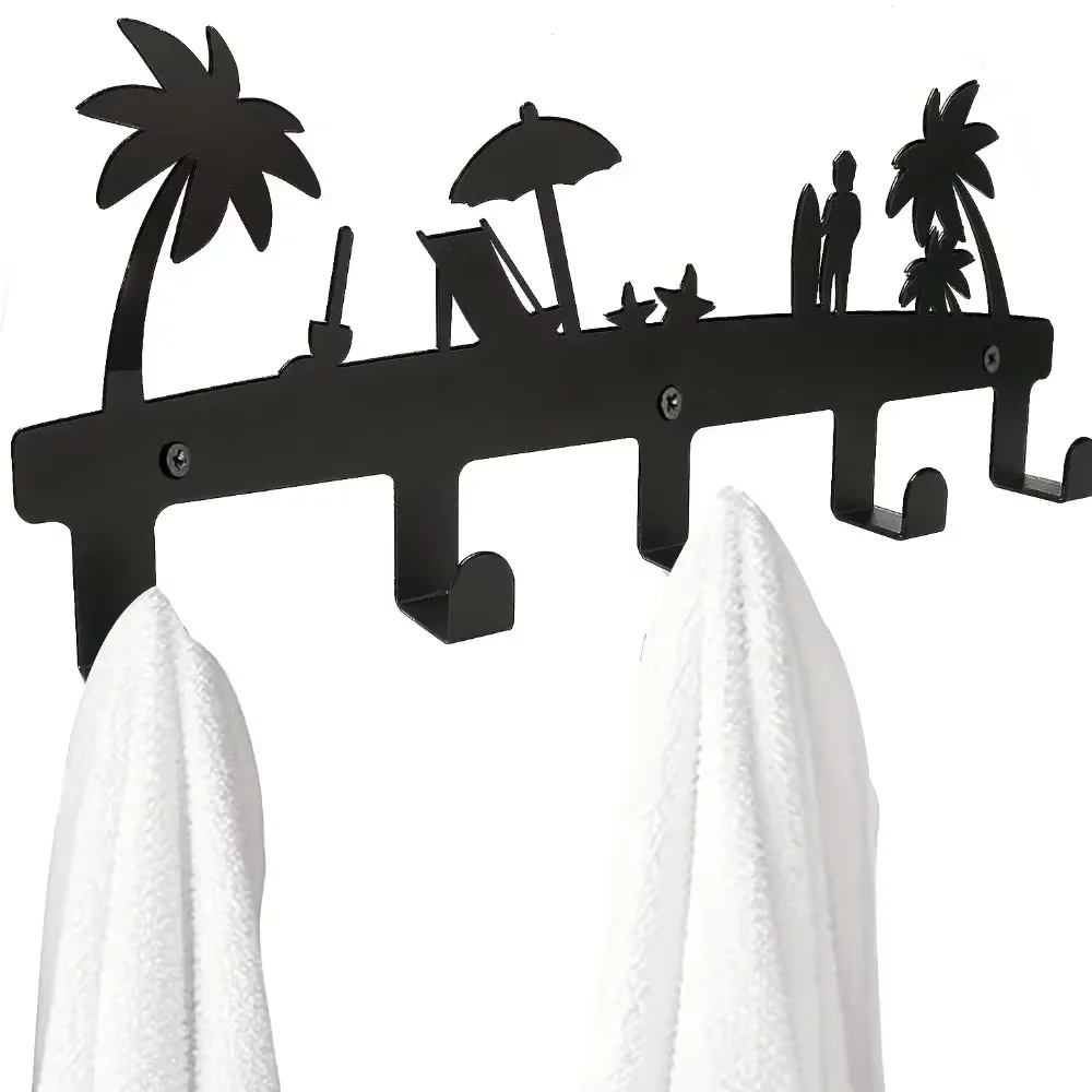 Универсальная Вешалка Для Полотенец Из Нержавеющей Стали — Настенная С 5