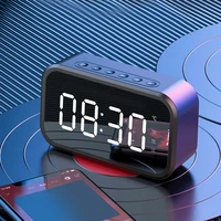 handsfree calling led digital alarm clock bluetooth compatible speaker wireless