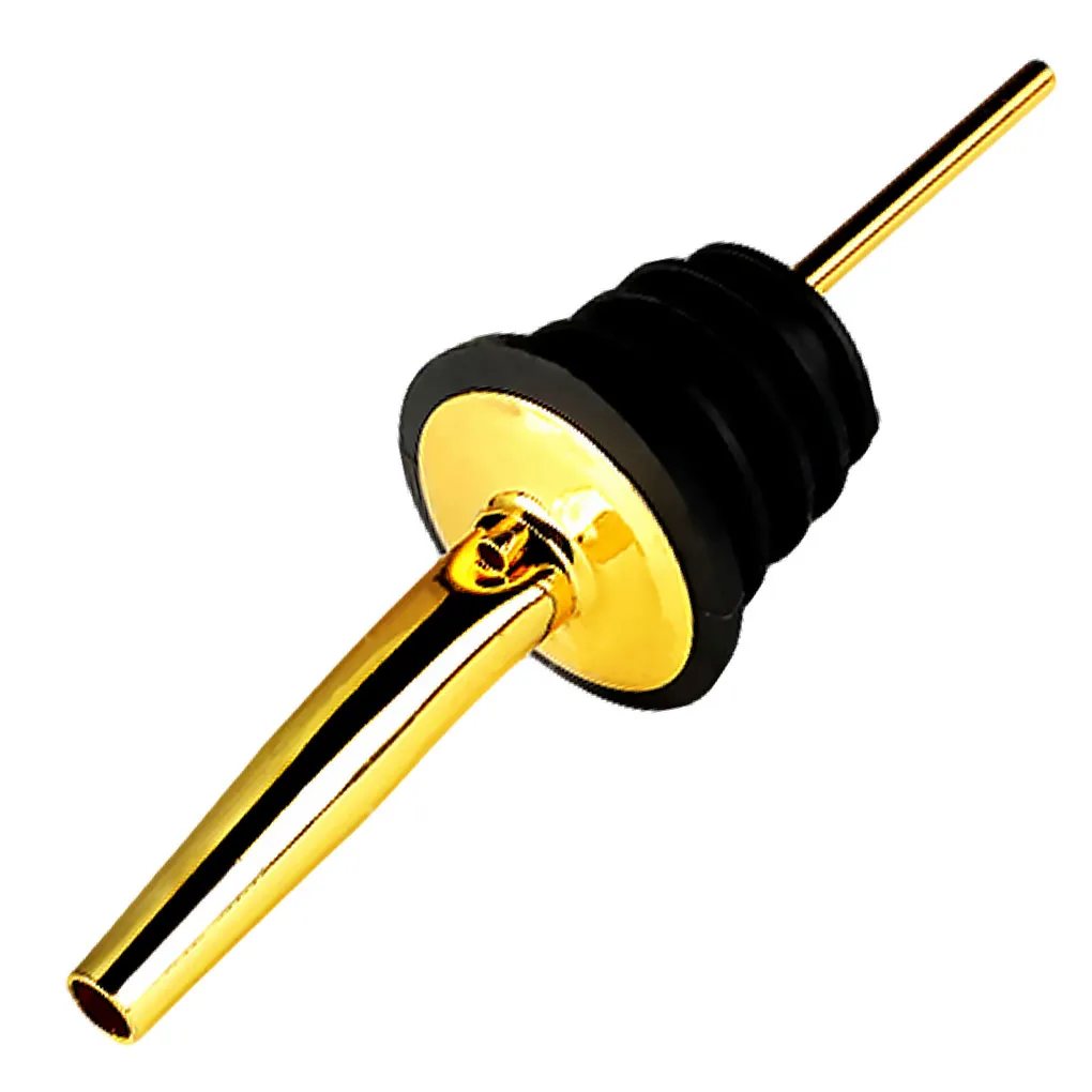 

1/2/3/5 Stainless Steel Wine Pourers Stopper Leak-proof Dispenser Bar Tools Beverage Barware Man-carried Kitchen Gadget Gold
