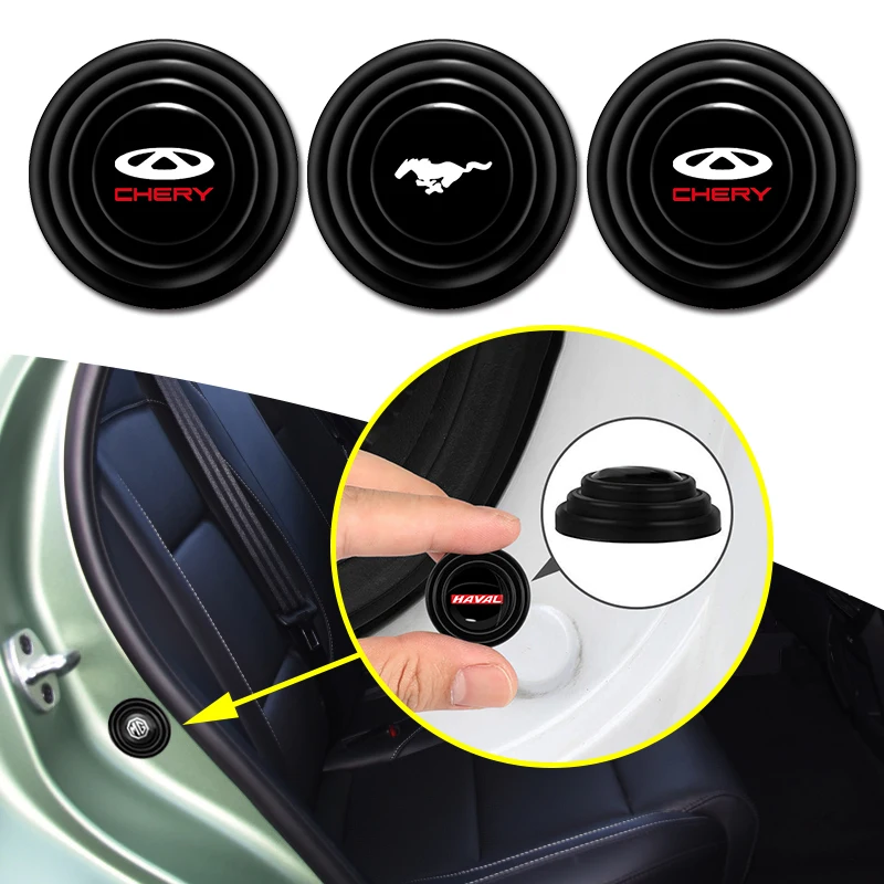 

Car Door Shock Stickers Absorber Soundproof Buffer Pier for Toyota Yaris Hilux Corolla Prius Avensis Emblem Chr Rav4 Accessories