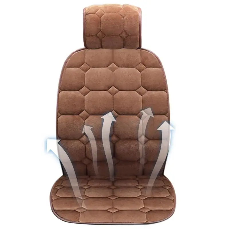 

Automotive Seat Plush Cover Automotive Seat Covers Breathable Seat Cushion For Most Vehicles Winter Warm Short Plush Seats Cover