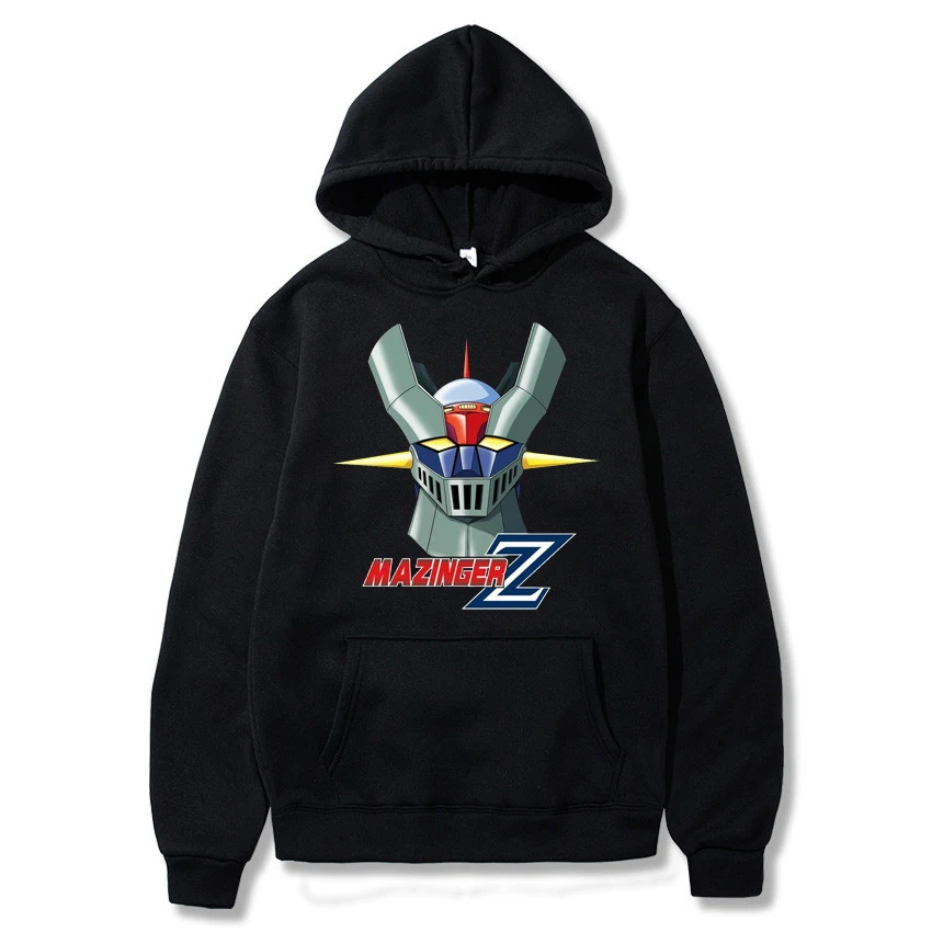 

Mazinger Z Hoodies Anime Manga Robot Print Streetwear Men Women Fashion Oversized Sweatshirts Hoodie Harajuku Pullover Clothing