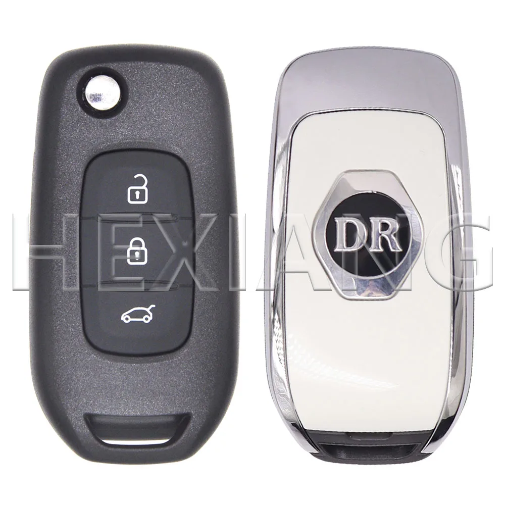 

Чехол для автомобильного ключа Datong World для Renault Koleos Kadjar Megane3 Duster Symbol Dacia Logan2, сменный откидной чехол для ключа