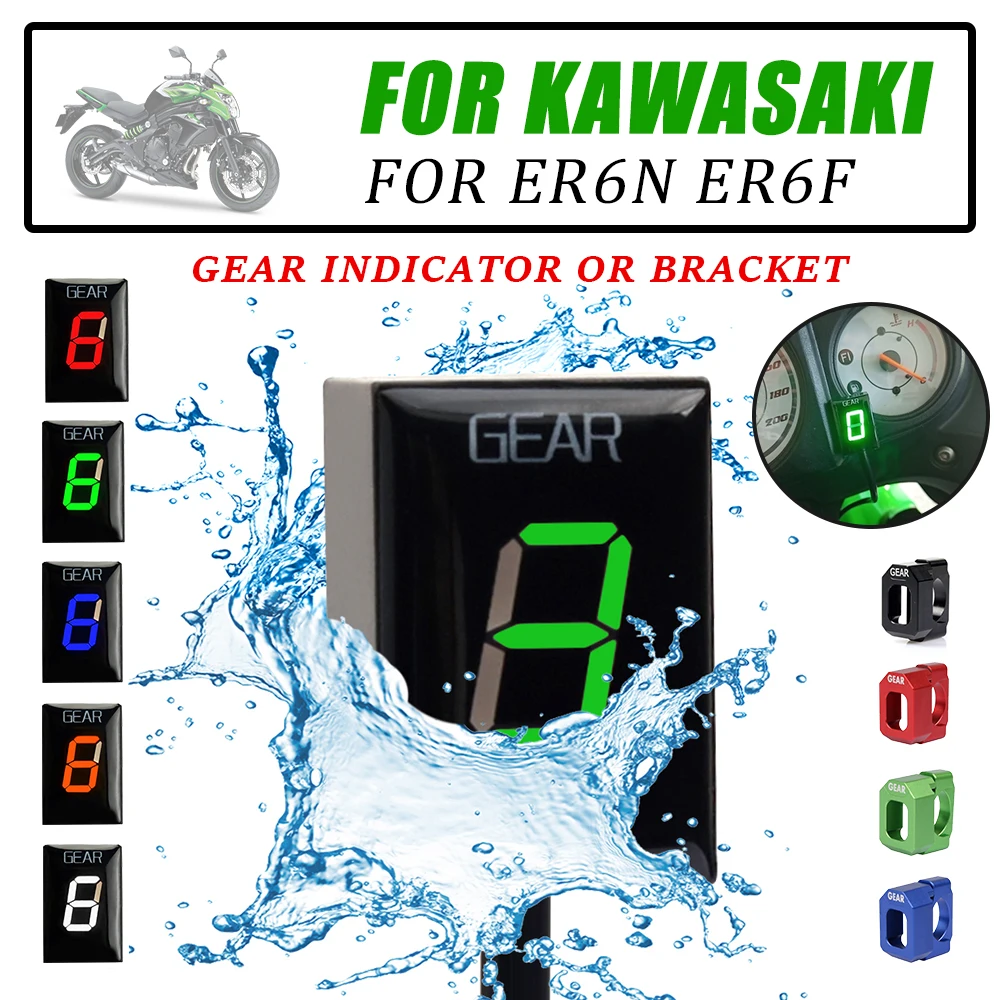 

For Kawasaki ER-6N ER6N ER-6F ER6F 2012 2013 Motorcycle Accessories Gear Indicator Ecu Plug Speed Display Gear Display Meter
