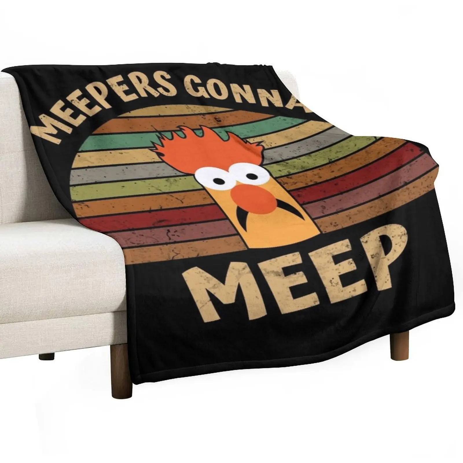 Одеяло Muppet Show Beaker Meepers Gonna Meep движущиеся одеяла для кровати