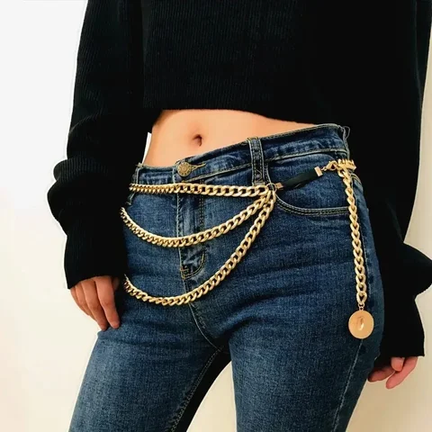 Многослойная поясная цепочка Macroupta