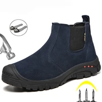 new safety boots indestructible shoes safety shoes men puncture proof work sneakers men work shoes chelsea boots winter shoes