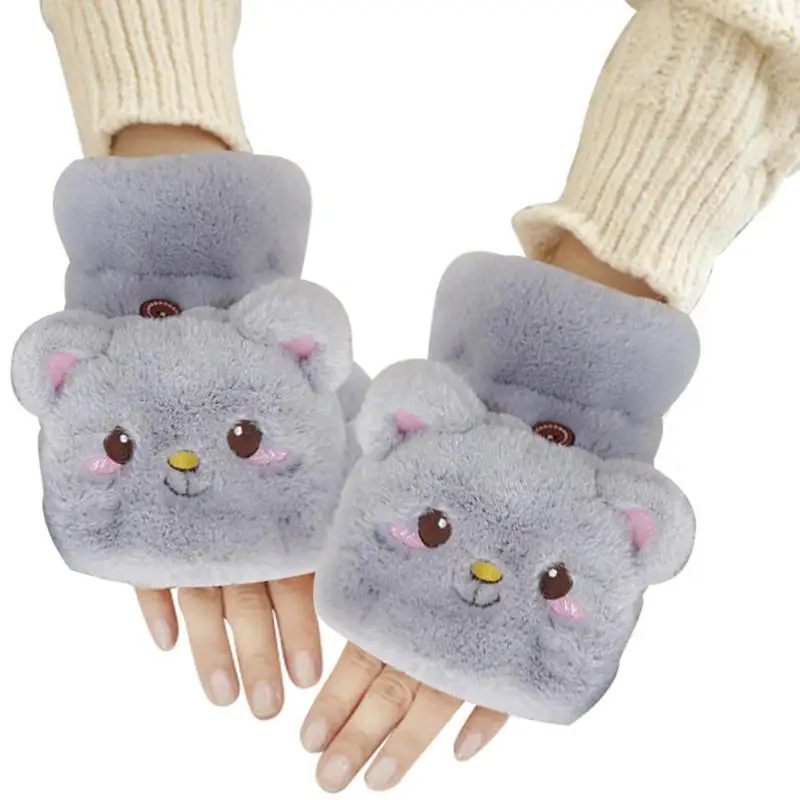 перчатки пушистые женские. плюшевые варежки. милые домашние тапочки графика. Kaftan варежки зайка. варежки женские.