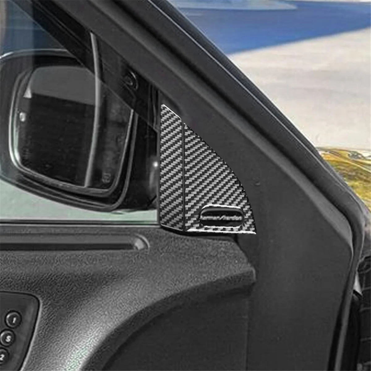 Углеродное волокно для Dodge Charger 2015-2023 дверь треугольник окно стойка крышка