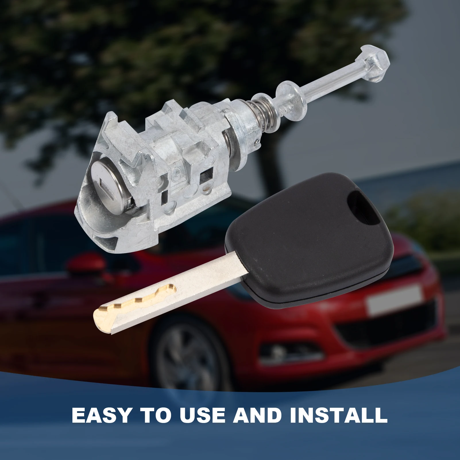 

Front Left Door Lock Cylinder Barrel 9170.Y0 9170.Y1 9170Y1 NO502085 For Peugeot 407 Citroen C4 2004-2011 Picasso 2006-2008