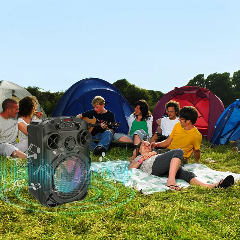 

18000 Mah Lithium Battery 60w U Bluetooth Speaker Box Portable Column Ktv Wireless Subwoofer Disk Soundbox Square Dance Outdoor