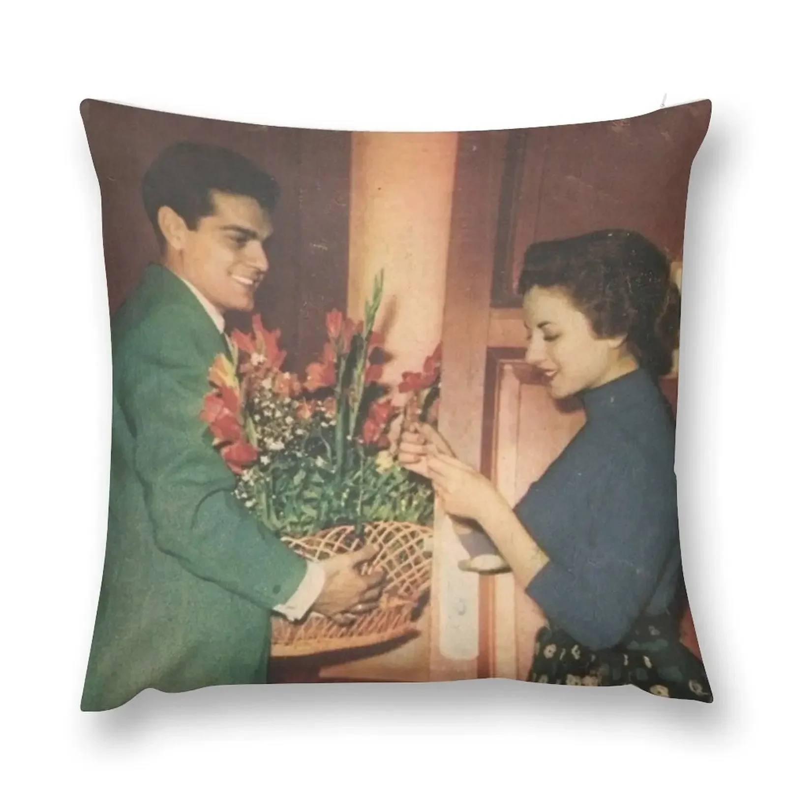 Faten Hamama and Omar Elsherief подушка для сидения наволочки декоративные подушки домашний