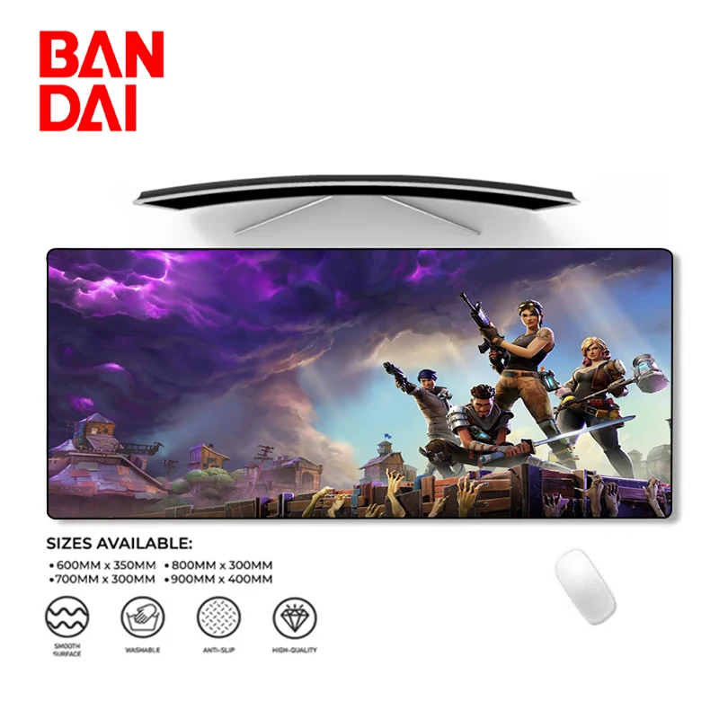 

Fortnite Mousepad Anime Computer Gamer Table Locking Edge Non-slip Mouse Pad XXL 90x40cm Gaming Accessories Keyboard PC Desk Mat