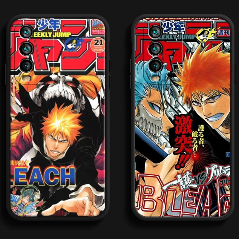 

Bleach Anime Japan Phone Cases For Xiaomi Redmi Note 10 10S 10 Pro POCO F3 GT X3 GT M3 Pro X3 NFC Soft TPU Back Cover Carcasa