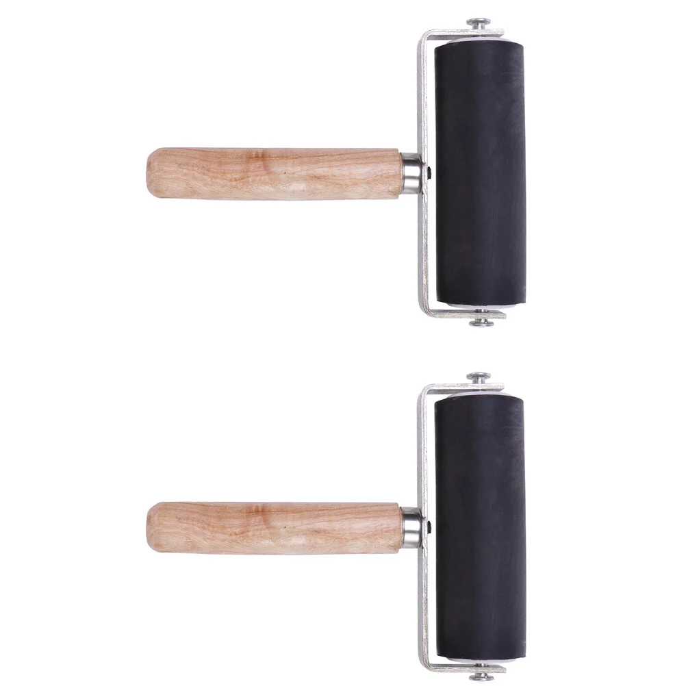 

2 шт., резиновые ролики для рисования маслом, 10 см