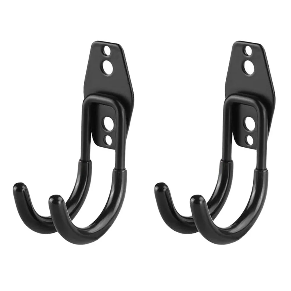 

2pcs Premium Wall Mount Hooks Storage Utility Hooks Sturdy Tool Holders