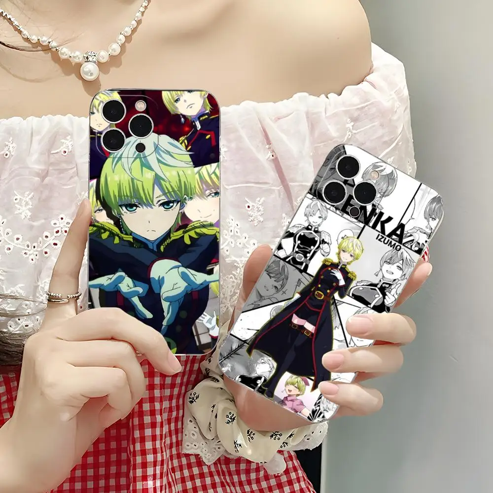 Фото Mato seihei no slave Tenka Izumo Чехол для телефона для iPhone 17 16 15 14 13 12 11 X XR XS Air Pro Max Plus Mini Clear Colorful Cover №2