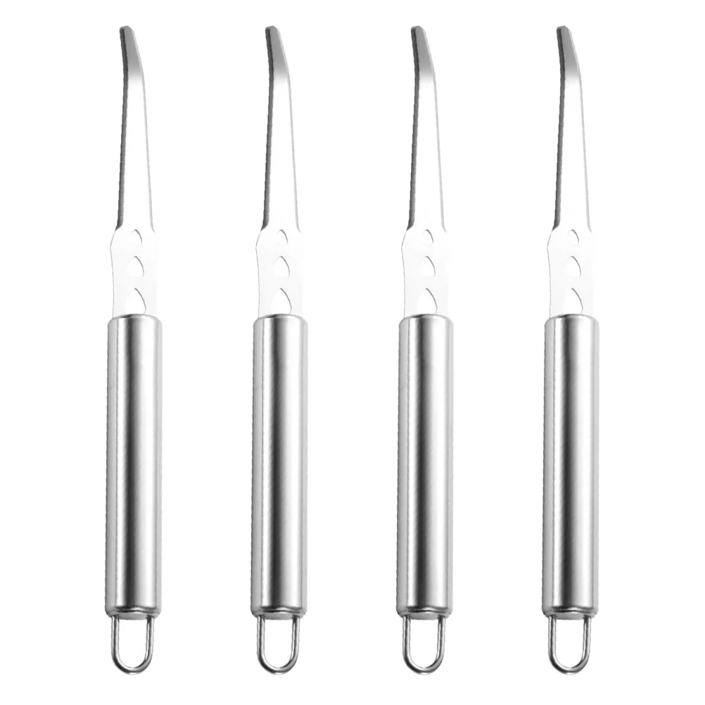 

4Pcs Multi-function Orange Peelers Convenient Citrus Peelers Stainless Citrus Openers