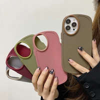 candy color round camera lens protection phone case for iphone 13 12 11 pro max xr x xs max cover shockproof cases coque funda