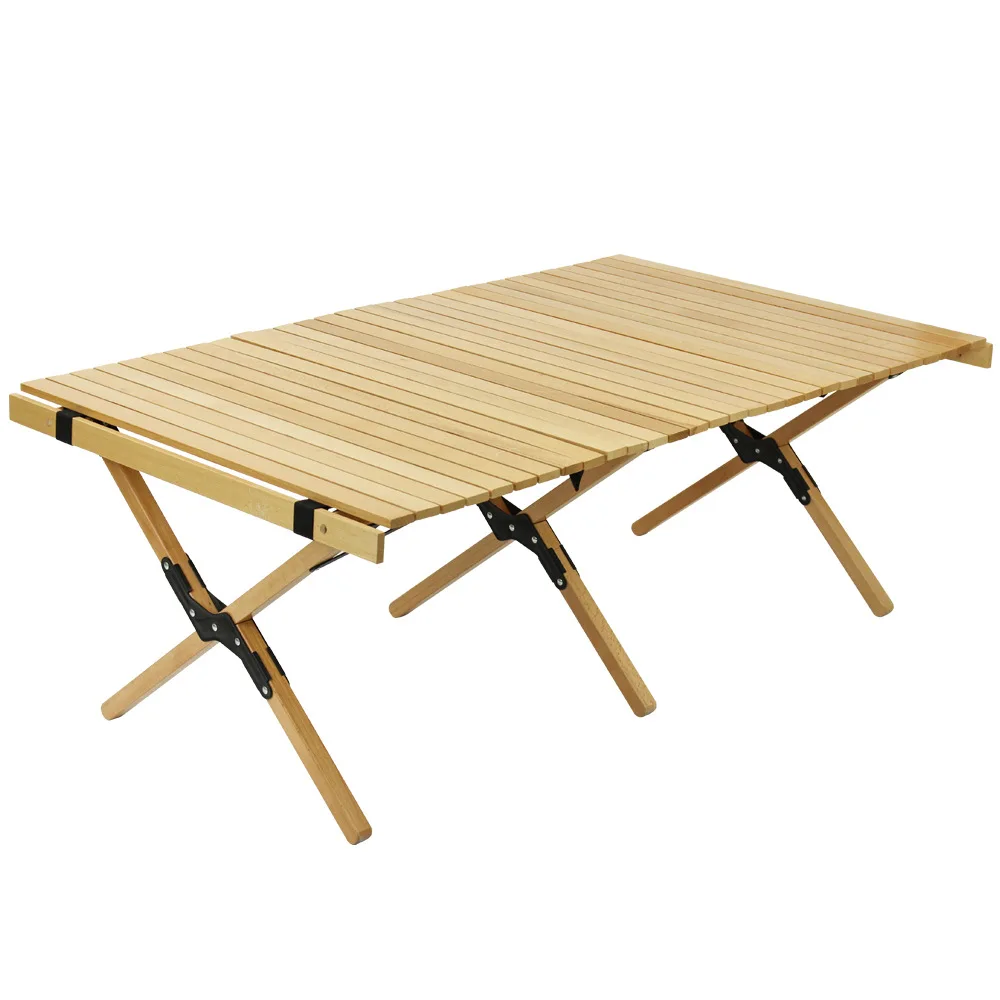 Складной переносной деревянный стол для отдыха на открытом воздухе кемпинга и
