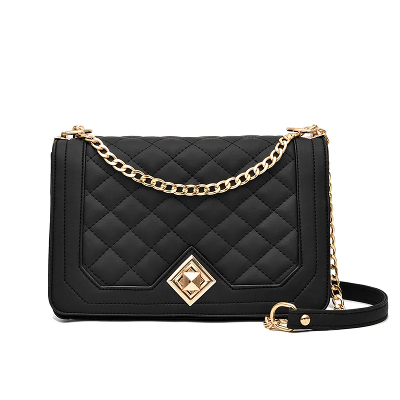

2022 New Fashion Retro Trend Diamond Chain Single Shoulder Messenger Bag
