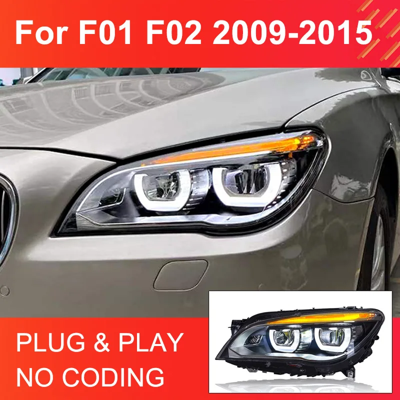 

Передние фары головного света для BMW F01 F02 7 Series 730li 740li 2009-2015, 1 пара