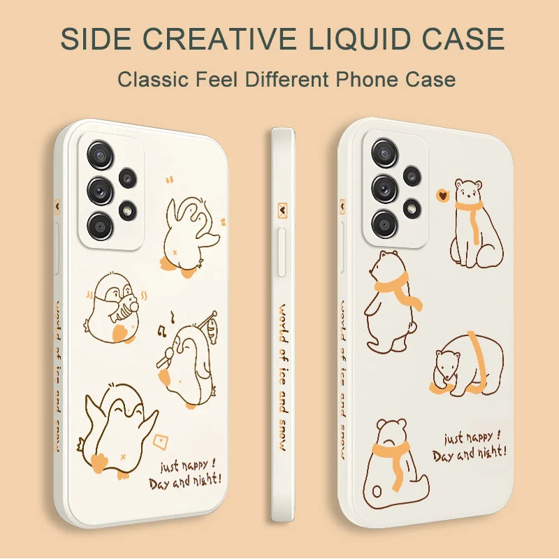 

Minimalist Bear Case For Samsung A73 A53 A33 A23 A13 A03 A03S A72 A52 A52S A32 A02S A02 A12 A71 A51 A31 A22 A21S 4G 5G Cover
