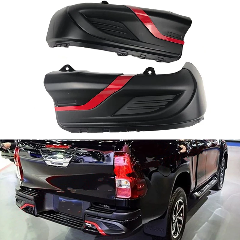 FIT FOR HILUX REVO PICKUP CAR 2015 2016 2017 PICKUP BODY KITS REAR BUMPER COVER