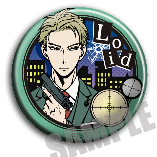 Значок в стиле аниме Семья-шпионская семья |