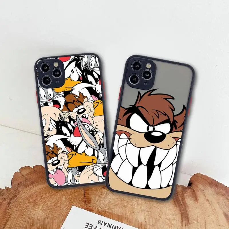 Чехол для телефона iphone 13 12 11 Pro Max Mini XS 8 7 Plus X SE 2020 XR матовый прозрачный чехол багги