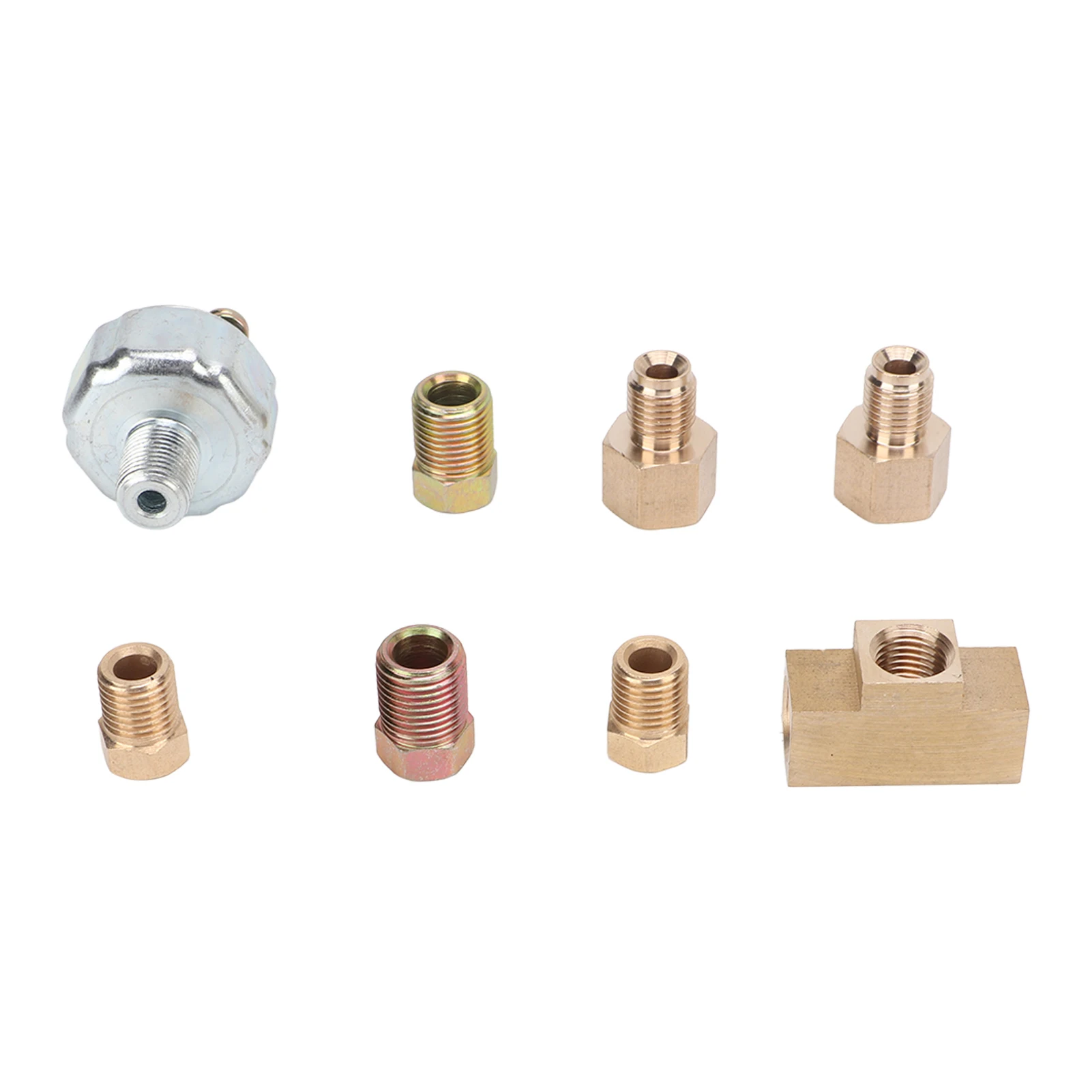 

Hydraulic Brake Light Switch Kit in Line Universal ABS Metal for Car Modification