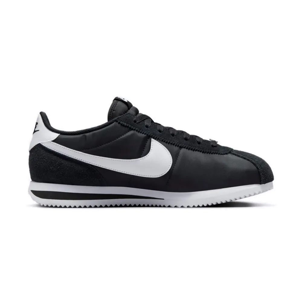 Фото Мужские повседневные кроссовки Nike Cortez: удобные, спортивные, мягкие, облегающие, с амортизацией, нескользящие, низкие – черно-белые HF0263-001 №3