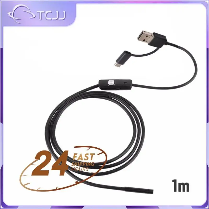 

1PCS MM IP67 Waterproof Endoscope Camera 6 LEDs Adjustable USB Android Flexible Inspection Borescope Cameras for Phone PC