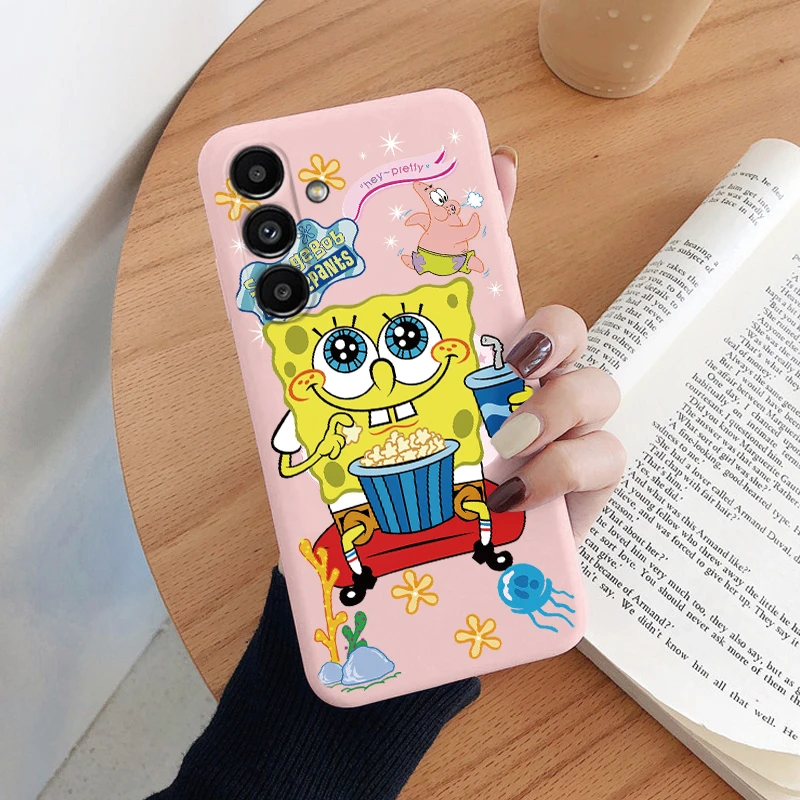 Для Samsung Galaxy S23 FE Shell S 23 чехол для телефона мультяшный Губка Боб Патрик звезда Funnuy