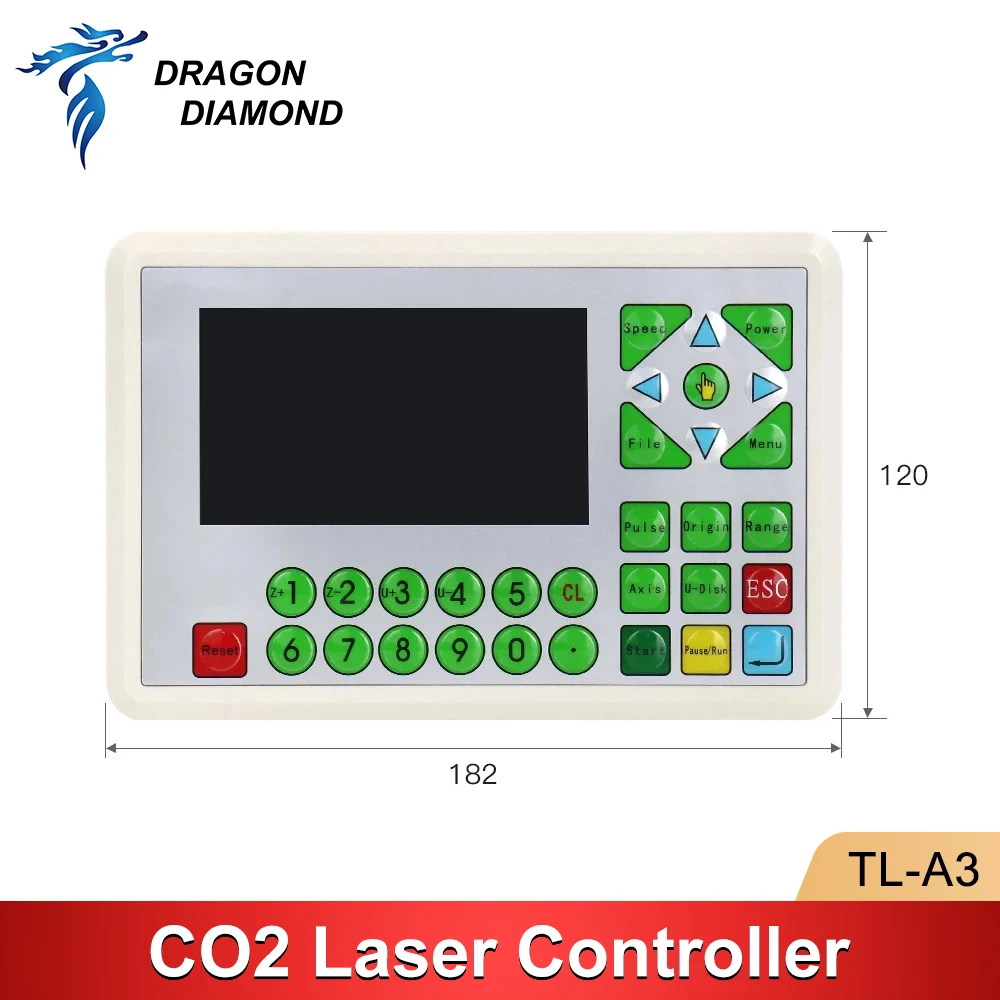 TL-A3 Co2 Laser Controller System For Co2 Laser Engraving Cutting K40 Machine Replace Ruida Leetro Easy Installation