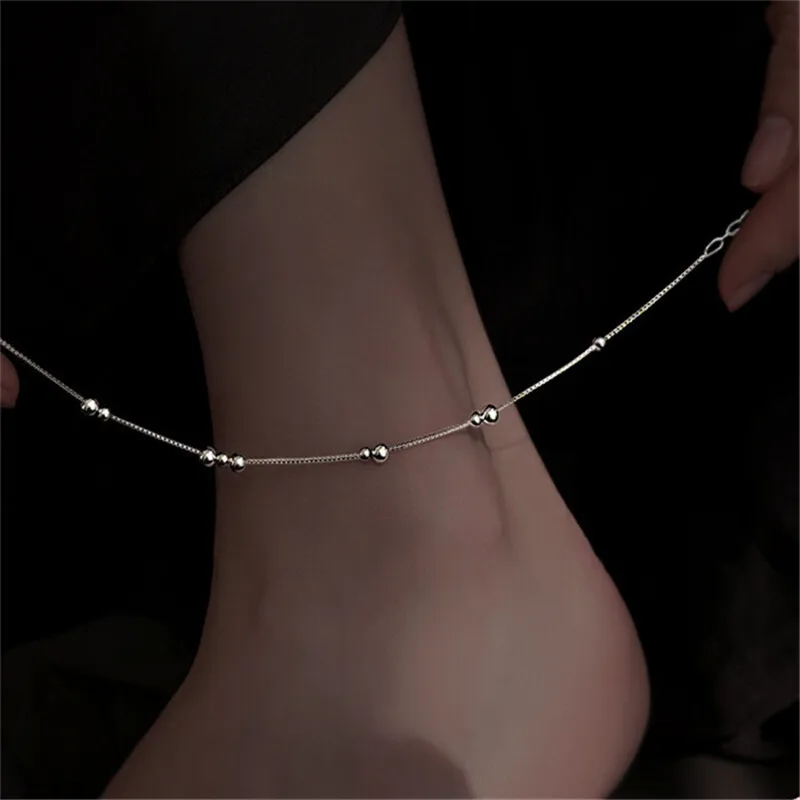 

Boho Round Bead Anklet For Women Girls Beach Sandals Ankle Bracelet sl641