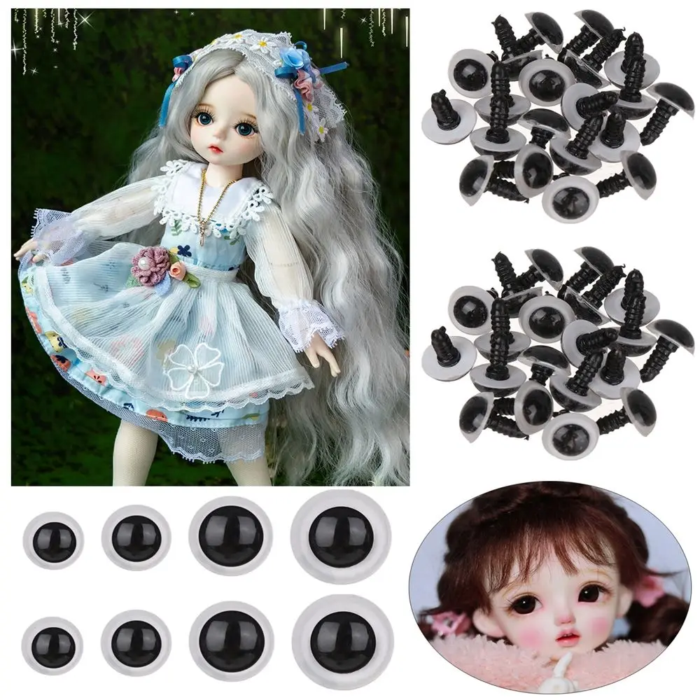 

Toys Parts Puppet Accessories 8/10/12/14mm DIY Dolls Eyes Bear Animal Eyes Plastic Safety Eyes Crystal Eyes Crafts