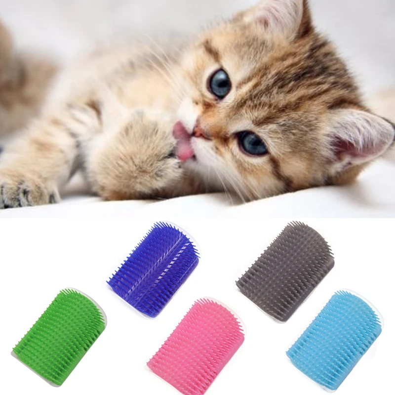 

Cats Brush Corner Massage Self Groomer Comb Brush Cat Rubs the Face with a Tickling Cat Product