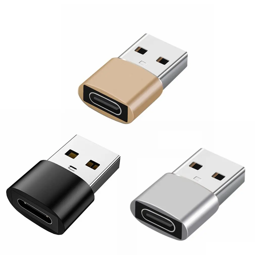 

Соединитель с разъемом Type-C «мама» на USB-адаптер для зарядки, круглый корпус, маленький и удобный интерфейс Type-c