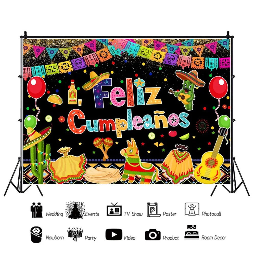 Праздничный мексиканский тематический фон красочный сахарный череп день