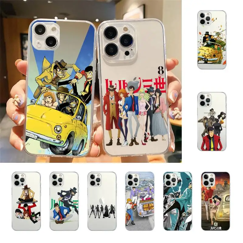 

Lupin III Comics Phone Case For Iphone 7 8 Plus X Xr Xs 11 12 13 Se2020 Mini Mobile Iphones 14 Promax Case