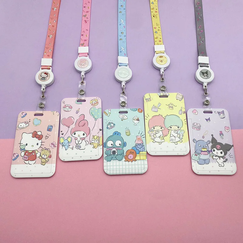 

Брелок для ключей Sanrio, Hello Kitty Kuromi, с рисунком, милый, моя мелодия, Коричный, пурин