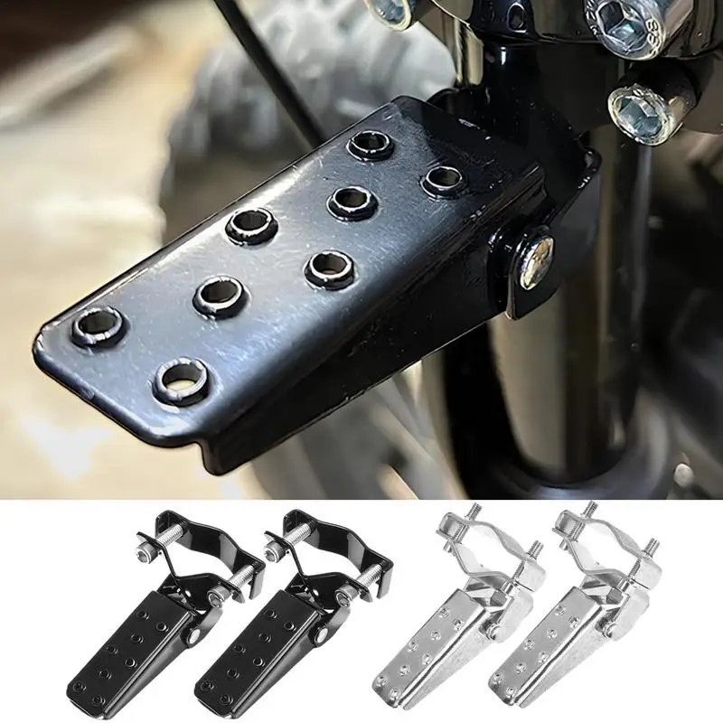 

Motorcycle Folding Rearsets Universal Rear Brake Pedal Foot Lever Anti Skid Foldable Foot Pedals For Electric Car Bicycle Bike