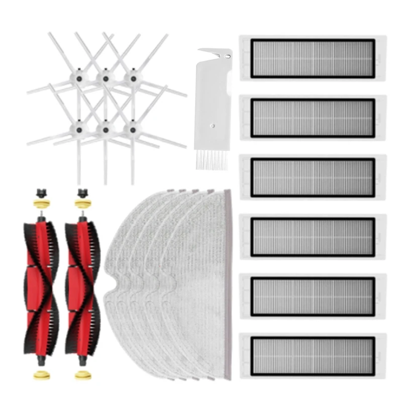 

Main Brush HEPA Filter Mop Cloth Side Brush For Xiaomi Roborock S5 Max S6 Maxv S6 Pure Vacuum Spare Parts