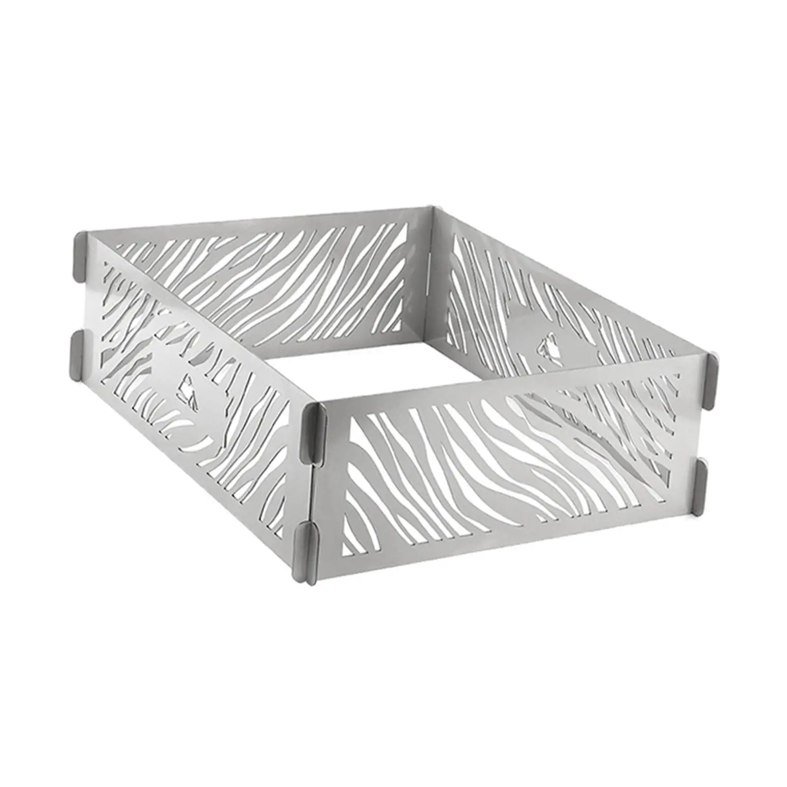 

Folding Outdoor Stove Windscreen Hollowed Out Design Gas Stove Wind Screen Camping Wind Shield for Outdoor Camping Picnic Hiking