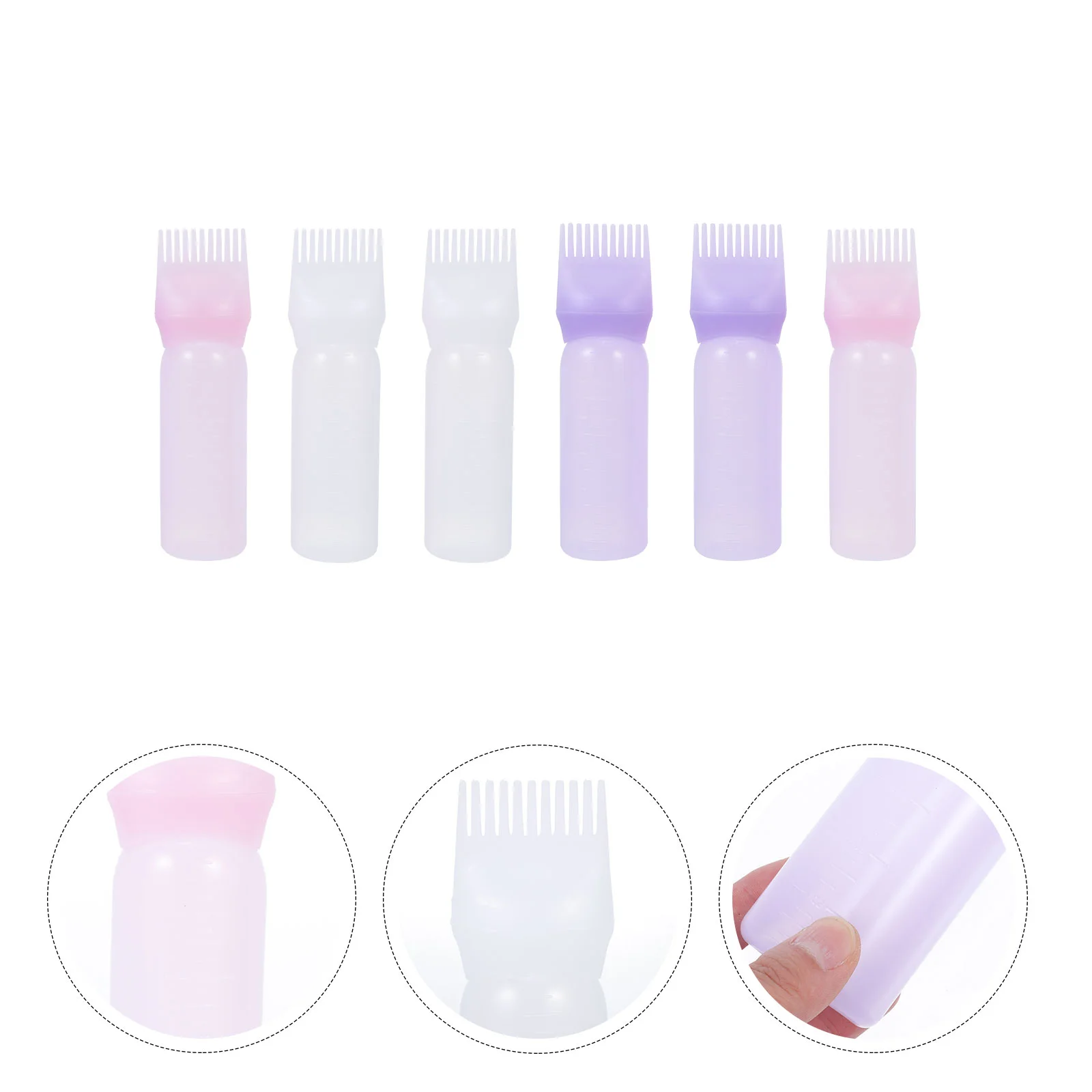 

Аппликатор для волос в бутылке, расческа для окрашивания волос, портативный инструмент для окрашивания корней, инструмент для парикмахерск...